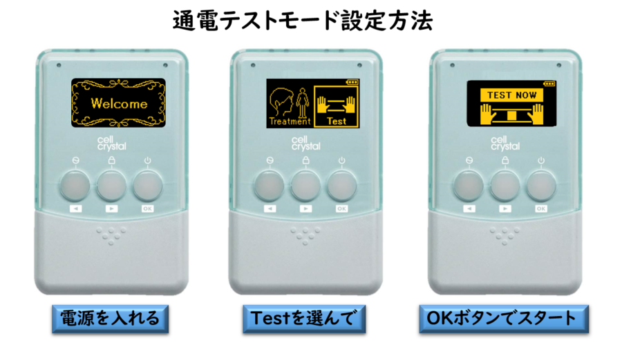 ナノカレント®機器サポーターの通電テスト方法（加藤） - エステ